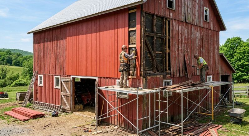 Barn Siding Replacement in Saint Augustine, FL