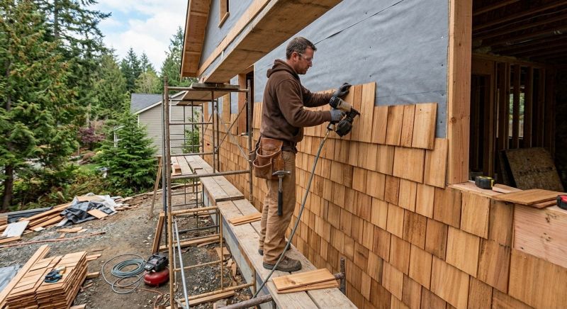 Cedar Siding Installation in Saint Augustine, FL