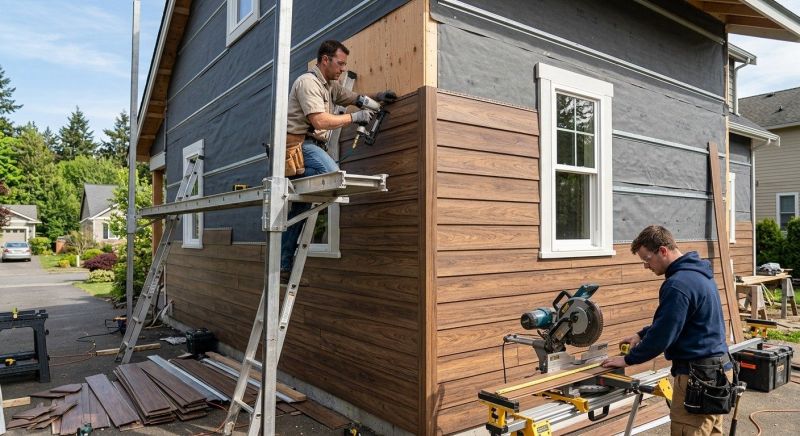 Faux Wood Siding Installation in Palm Coast, FL