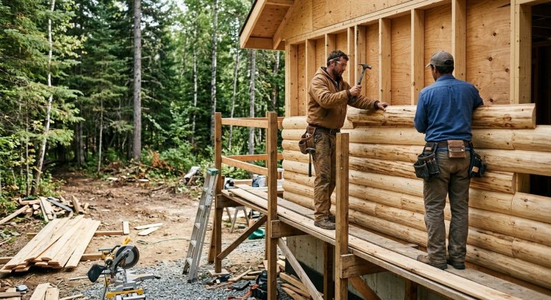 Log Home Siding Installation in Saint Augustine, FL