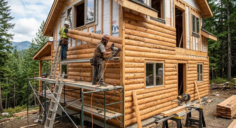 Log Home Siding Installation in Saint Augustine, FL