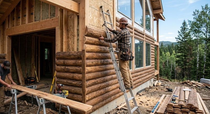 Log Siding Installation in Bunnell, FL