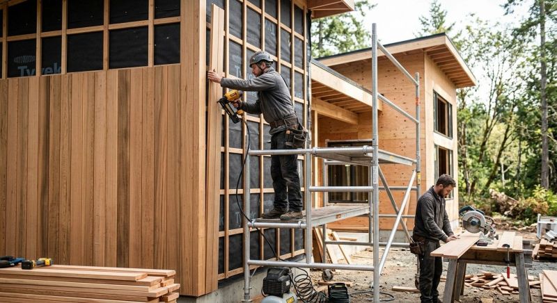 Wood Cladding Installation in Putnam County, FL